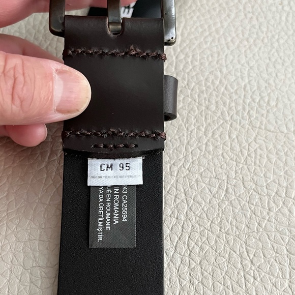 NWT - Diesel Men’s Leather Belt - Belt Size 38 / 95cm - Made in Romania - Picture 5 of 6